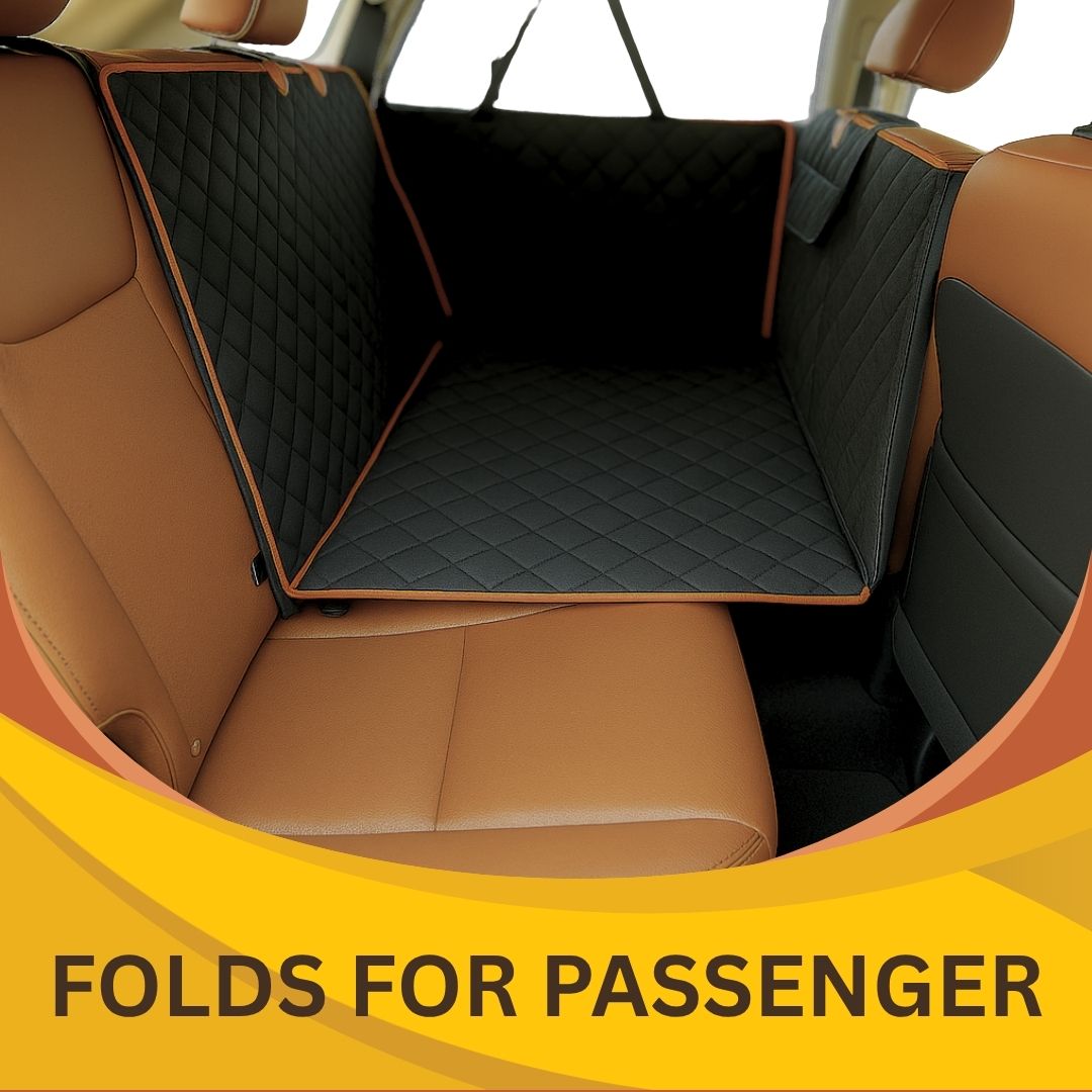 PawGuard™ Hard‑Bottom Dog Car Seat Protector
